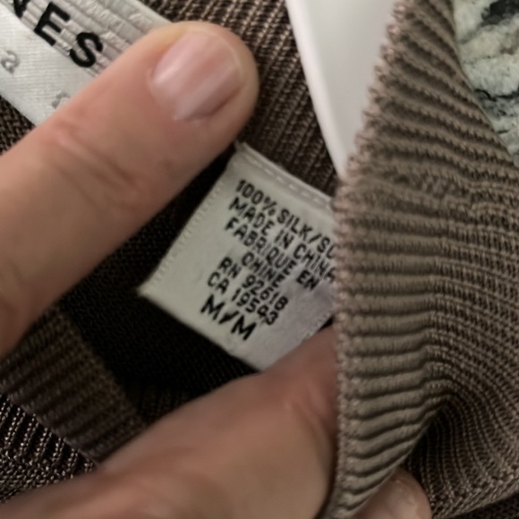 Silk Long Sleeve Sweater from JHANE BARNES. - Picture 8 of 9